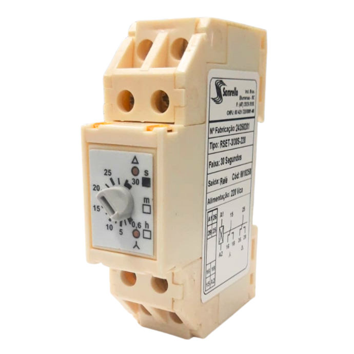 RELE TEMP ESTRELA TRIÂNGULO RESET-3/30S-220VCA 18258 025.161