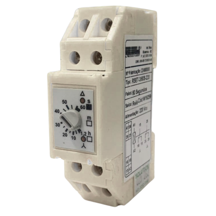 RELÉ TEMPO C/DIAGRAMA ON THELAY 025.162