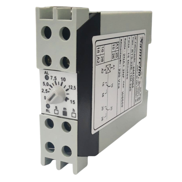 RELE TEMP RTS-22E-15M-220 RETARDO ENERG 6559 025.194