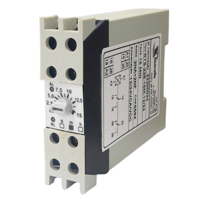RELE TEMP 15M 2NA-2NF 12-24VCC RTS-22E-15M-12/24 5594 025.156