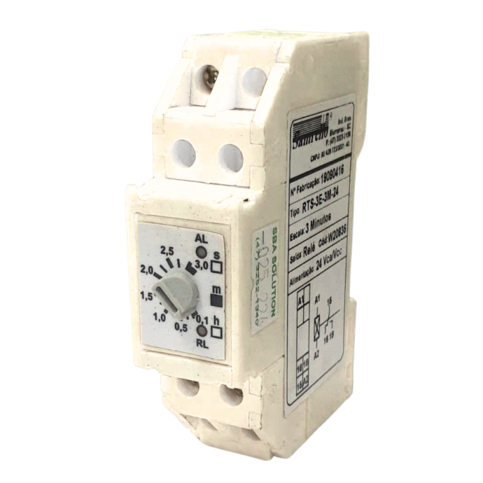 RELE TEMPPRIZADOR RTS-3E-3M-24 *20836 SAMRELLO 025.224