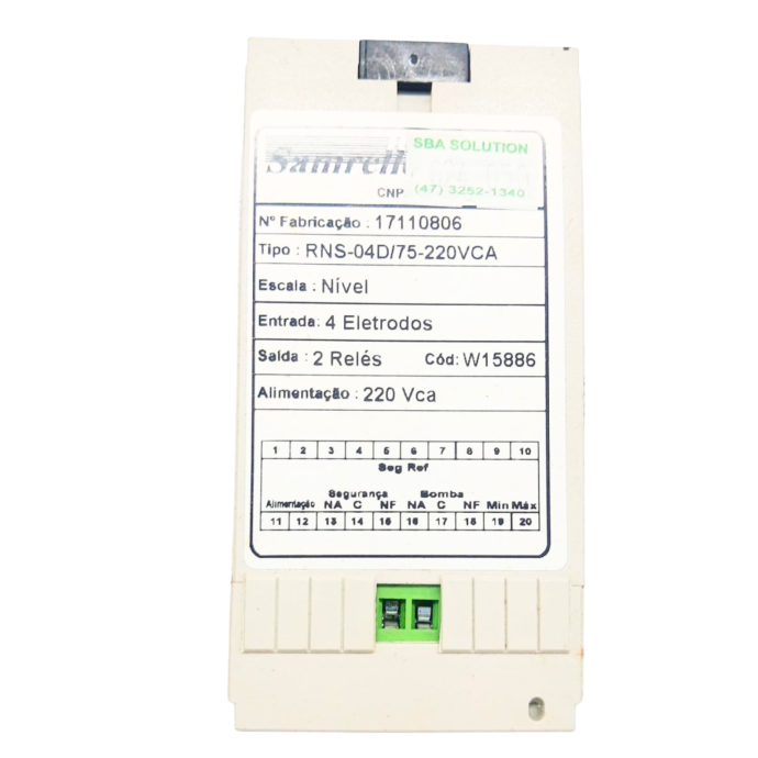 RELE FALTA FASE C/NEUTRO DPFN-1/380 DIG 025.050