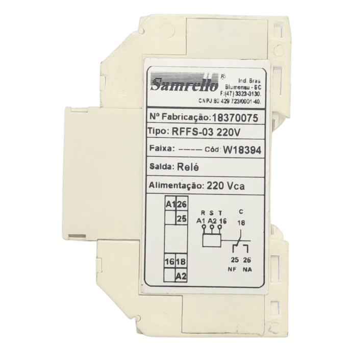 RELE FALTA FASE RFFS-03 220V 18394 025.089