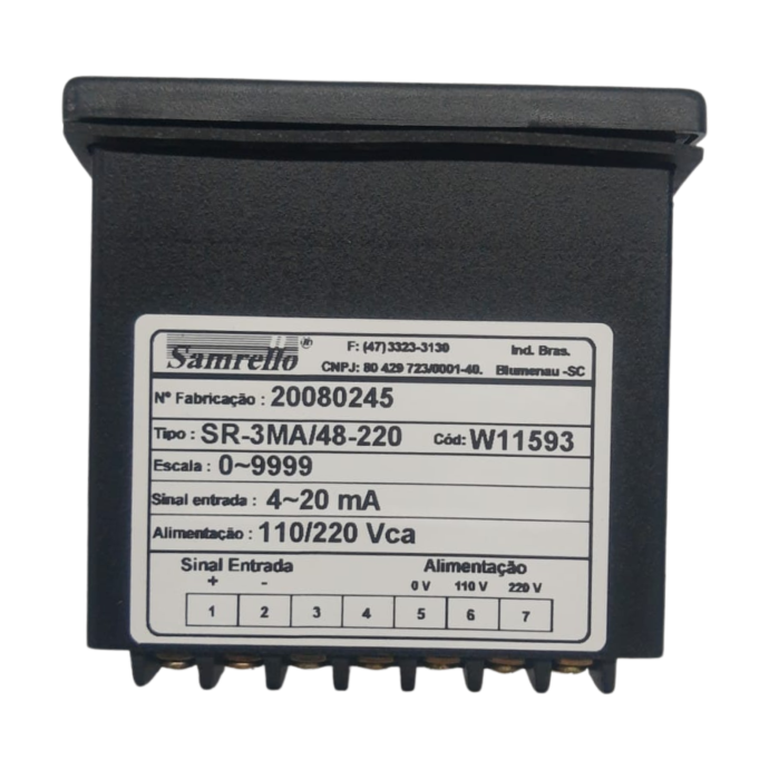 INDICADOR GRAND DIG SR-3MA/48-220 W11593 4-20MA 110/220VCA SAM 031.061