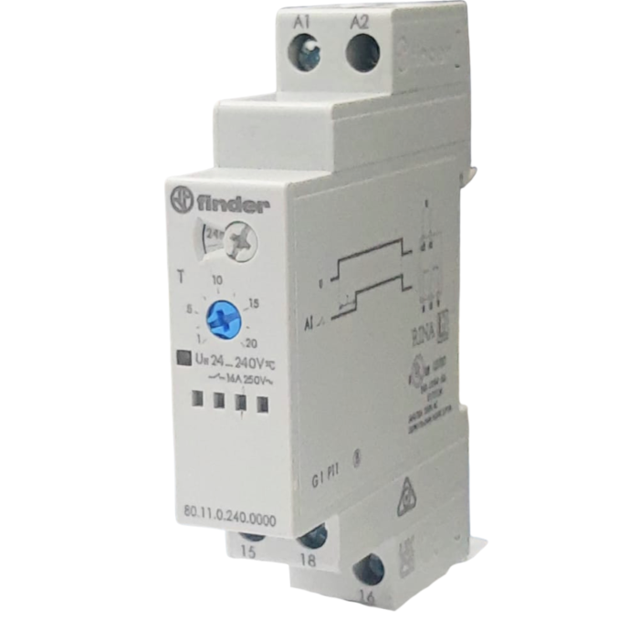 RELE TEMP MONOFUÇÃO 1REV 240VAC/DC 801102400000 025.288