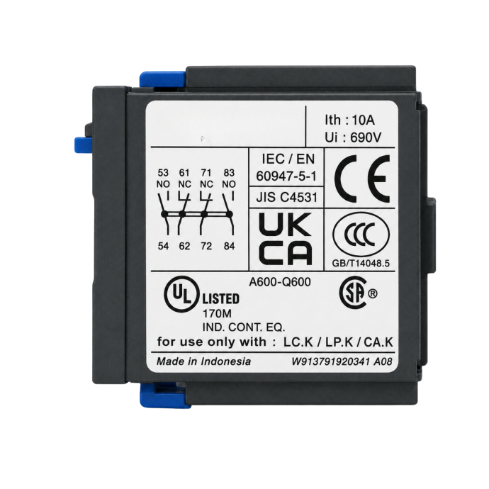 CONTATO AUXILIAR INSTANTANEO 2NA+2NF CONTATO LA1KN22 002.010
