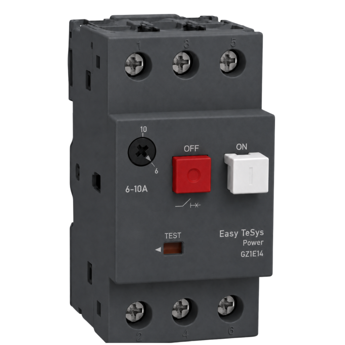 DISJUNTOR TERMOMAGNETICO TESYS GZ1E 6-10 GZ1E14 003.121