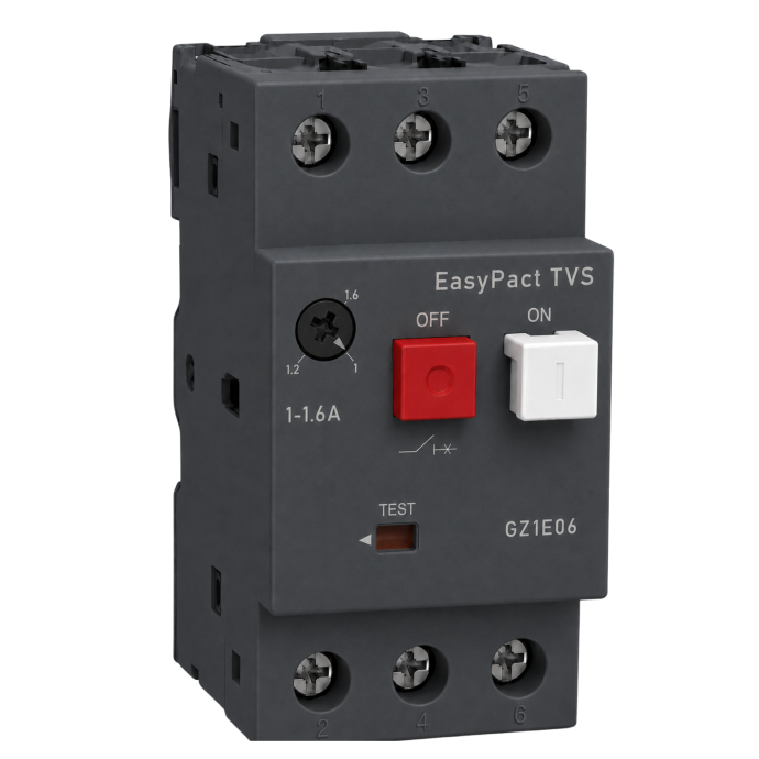 DISJUNTOR TERMOMAGNETICO TESYS GZ1E1 9-14 GZ1E16 003.122