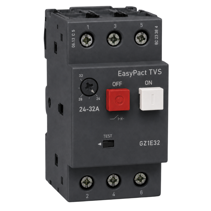 DISJUNTOR TERMOMAGNETICO TESYS GZ1E 24-3 GZ1E32 003.124