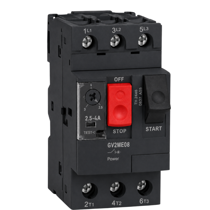 DISJUNTOR TERMOMAGNETICO TESYS GV2 2.5-4 GV2ME08 003.020
