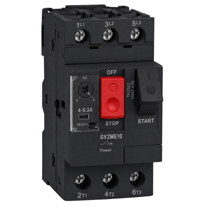 DISJUNTOR TERMOMAGNETICO TESYS GV2 6-10A GV2ME14 003.022