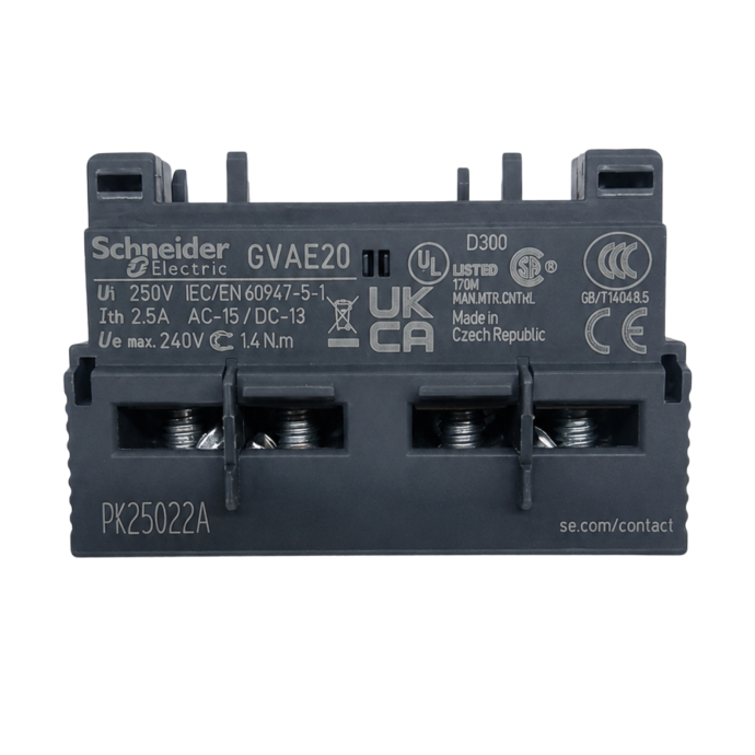 CONTATO AUXILIAR INSTANTANEO FRONTAL 2NA GVAE20 003.054