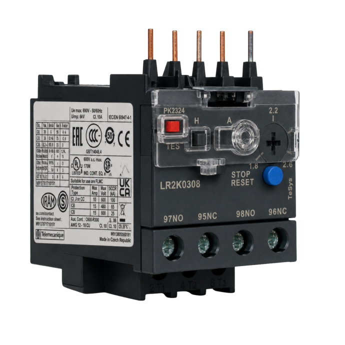 RELE TERMICO TESYS K 10 0.8-12.A LR2K030 022.252