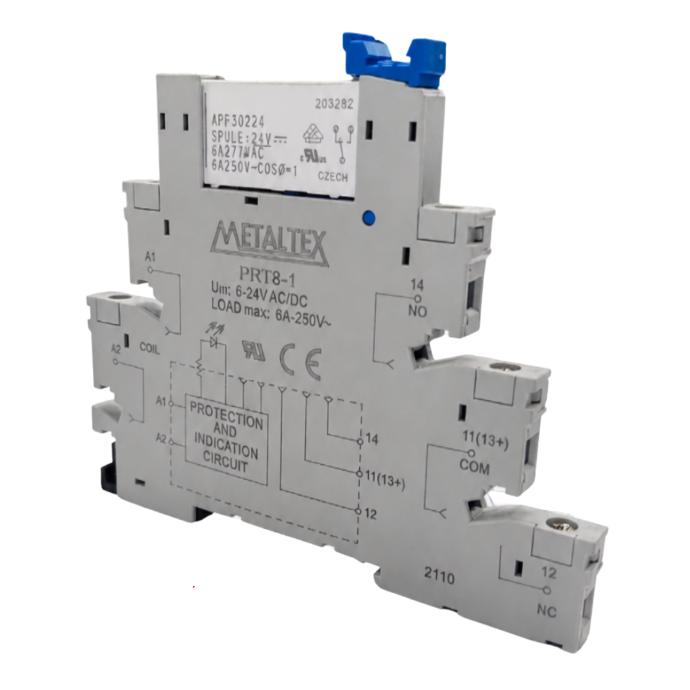 RELE INTER 24VCA/CC 1REV 6A PRZ-1R-24 023.100