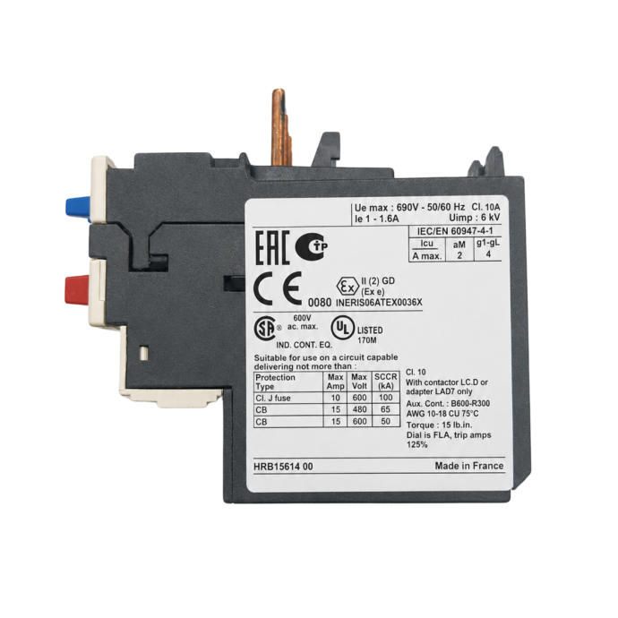 RELE TERMICO 1-1,6A LR3D06 022.038