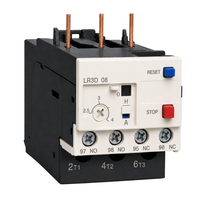 RELE TERMICO 2,5-4A 1NA+1NF LR3D08 022.040