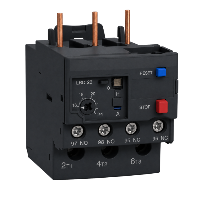 RELE TERMICO TESYS D 16-24A 1NA+1NF LRD22 022.046