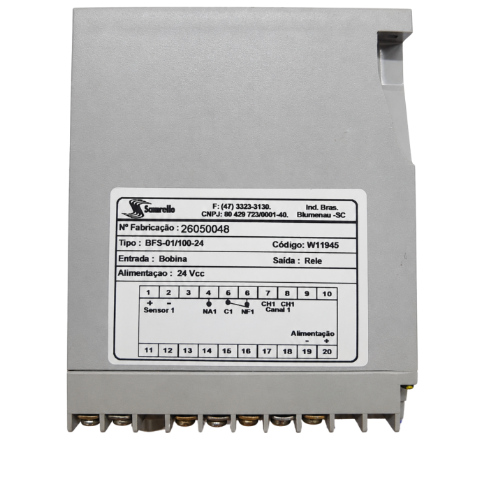 RELE BUSCA COSTURA BFS-01/100-24 24VCC 1 CANAL 11945 084.009