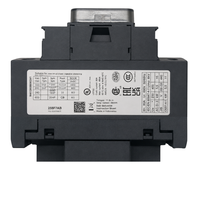 CONTATOR TETRA TESYS D 2PNA E 2PNF 25A 110VCA LC1D258F7 001.160