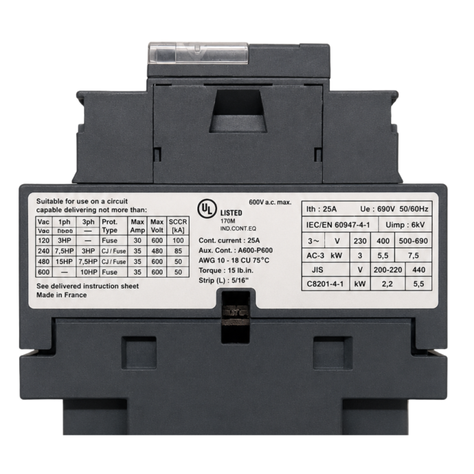 CONTATOR 3P 9A MENORQ 440V B.ACD 24-60V LC1D09BNE 001.169 001.169